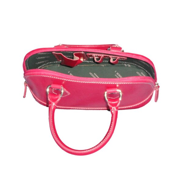 I Medici Italian Leather Handbag/Shoulder bag - Pink - Picture 4 of 4